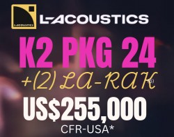 K2 PKG 24 + LA-RAK + Accessories in Great Condition!