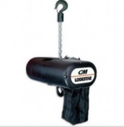 CM Lodestar, 1-Ton Motor w/125Ft, Model L Lodestar Electric Chain Hoist