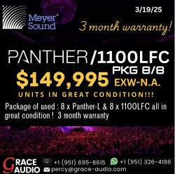 PANTHER/1100LFC Package in new condition! 3 Month Warranty!