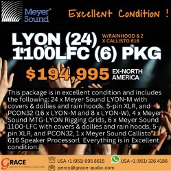 LYON-1100LFC-CALLISTO 616 PACKAGE IN EXCELLENT CONDITION !