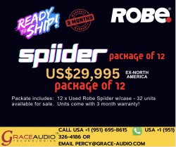 Spiider PKG 12  w/case, 3 months warranty in great condition!